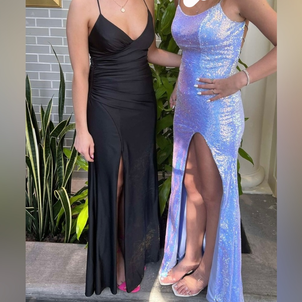 Black simple prom/formal dress